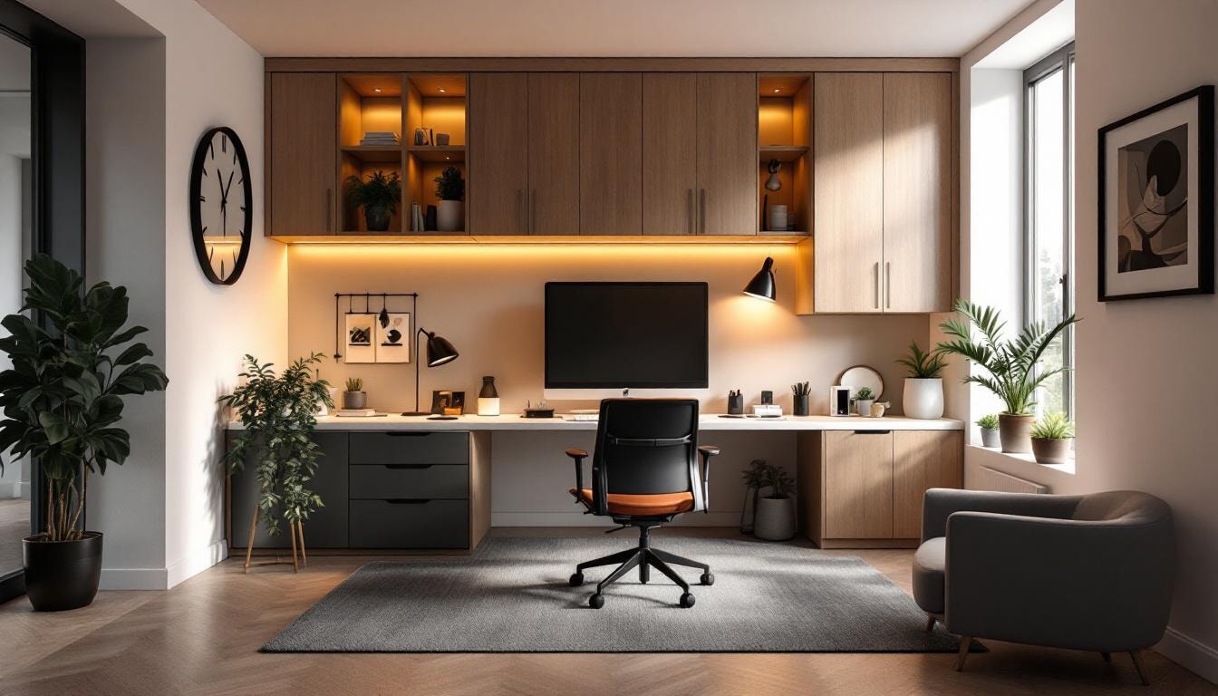 Transform Your Workspace with DIY Fitted Office Furniture Ideas