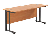 Narrow Beech Desks