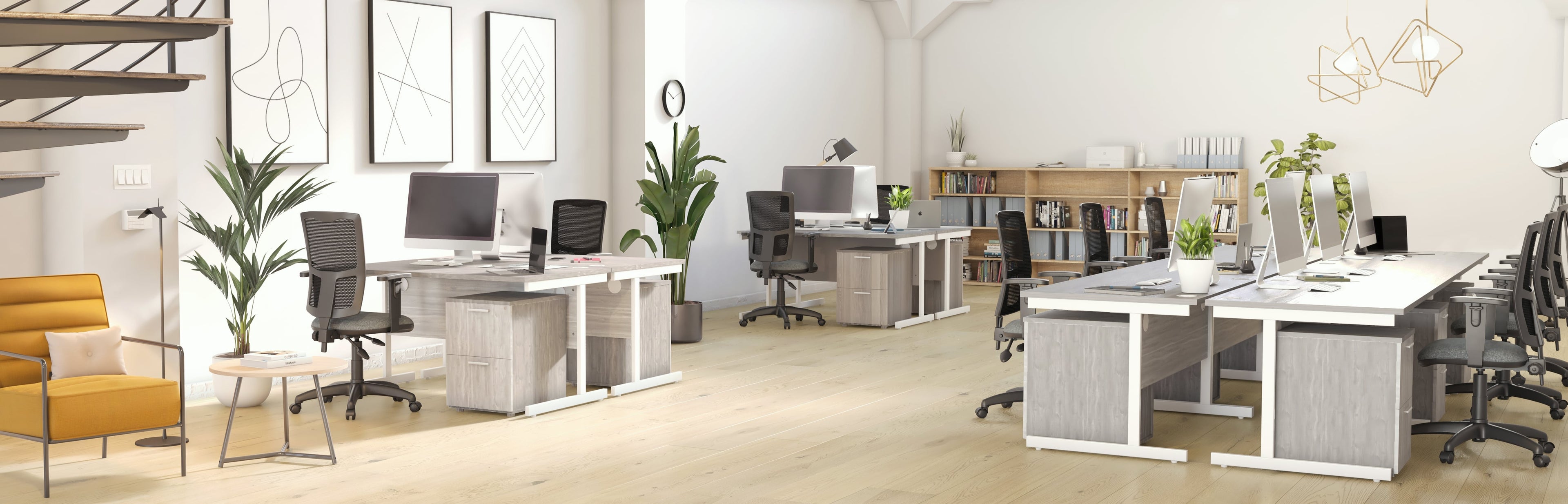 Rectangular Office Desks and Workstations