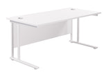 White Rectangular Desks