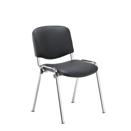 Club Conference Room Chair - Chrome Frame
