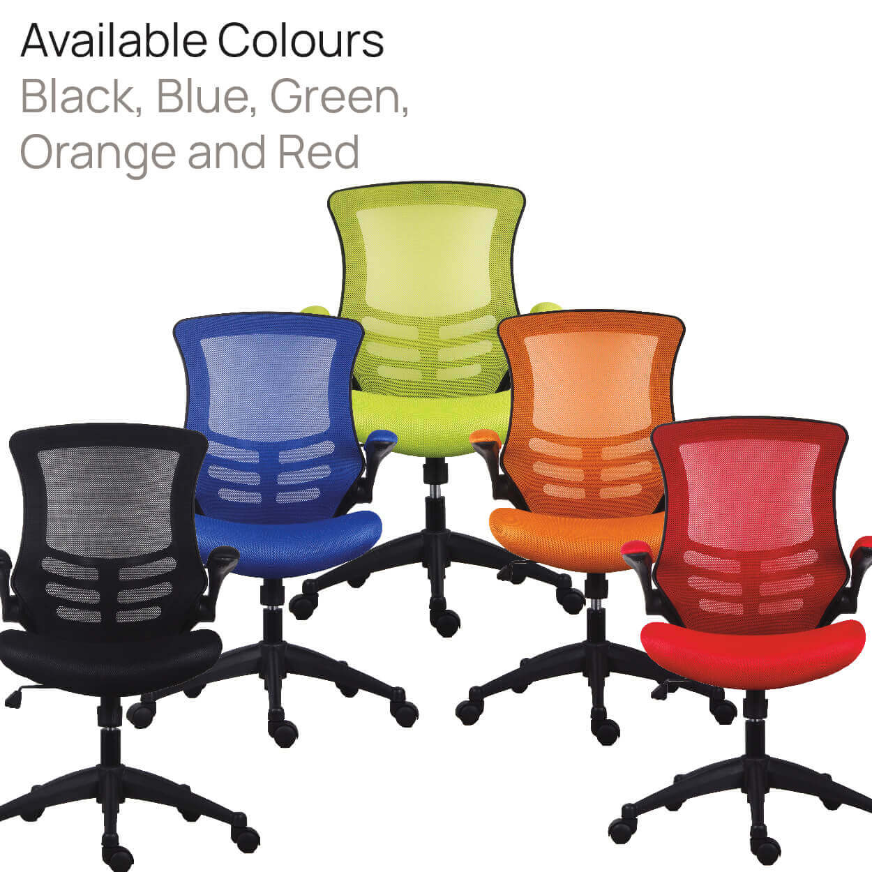 Marlos Moon Mesh Back Office Chair Express Delivery Heavy Duty Office Supermarket