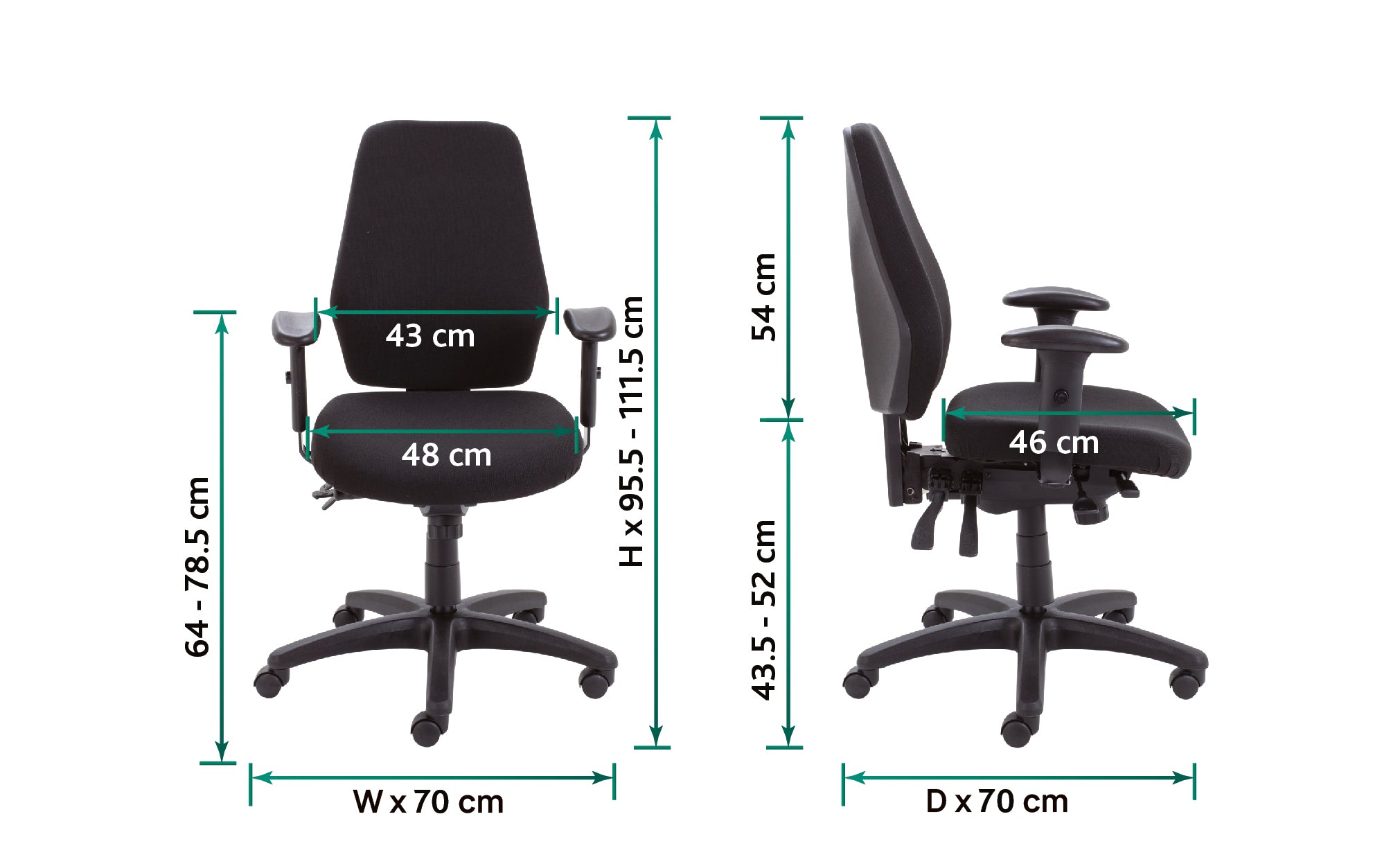 Call Centre 24hr Office Chair
