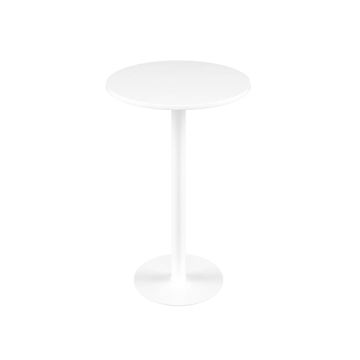 Pedestal base High Table 800mm diameter - White