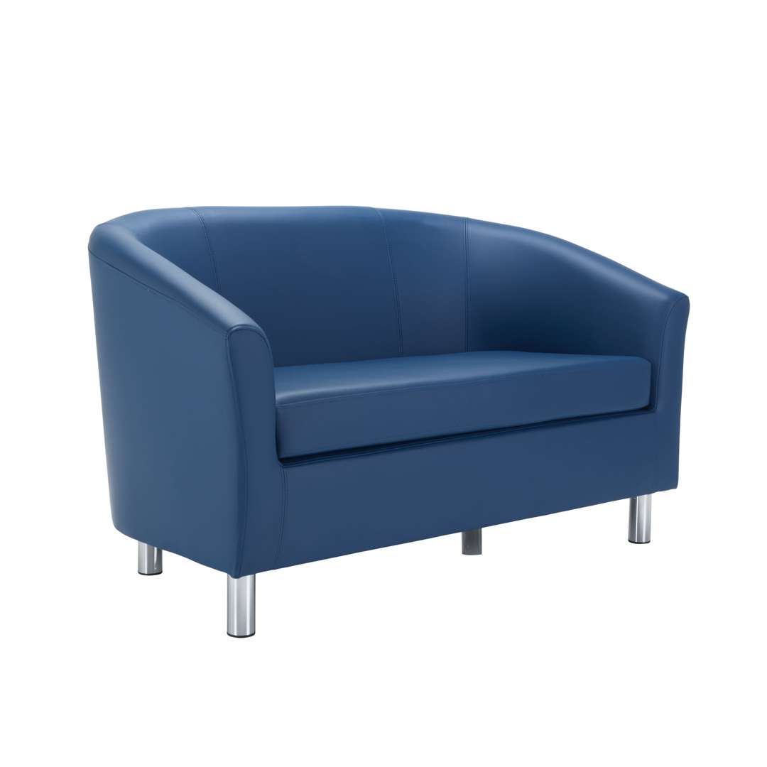 Tub Sofa with Metal Feet