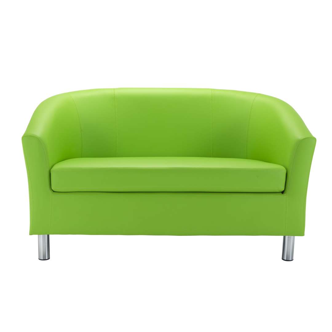 Tub Sofa with Metal Feet