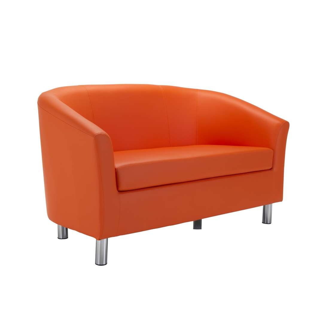 Tub Sofa with Metal Feet
