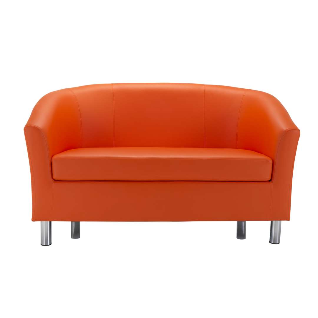 Tub Sofa with Metal Feet