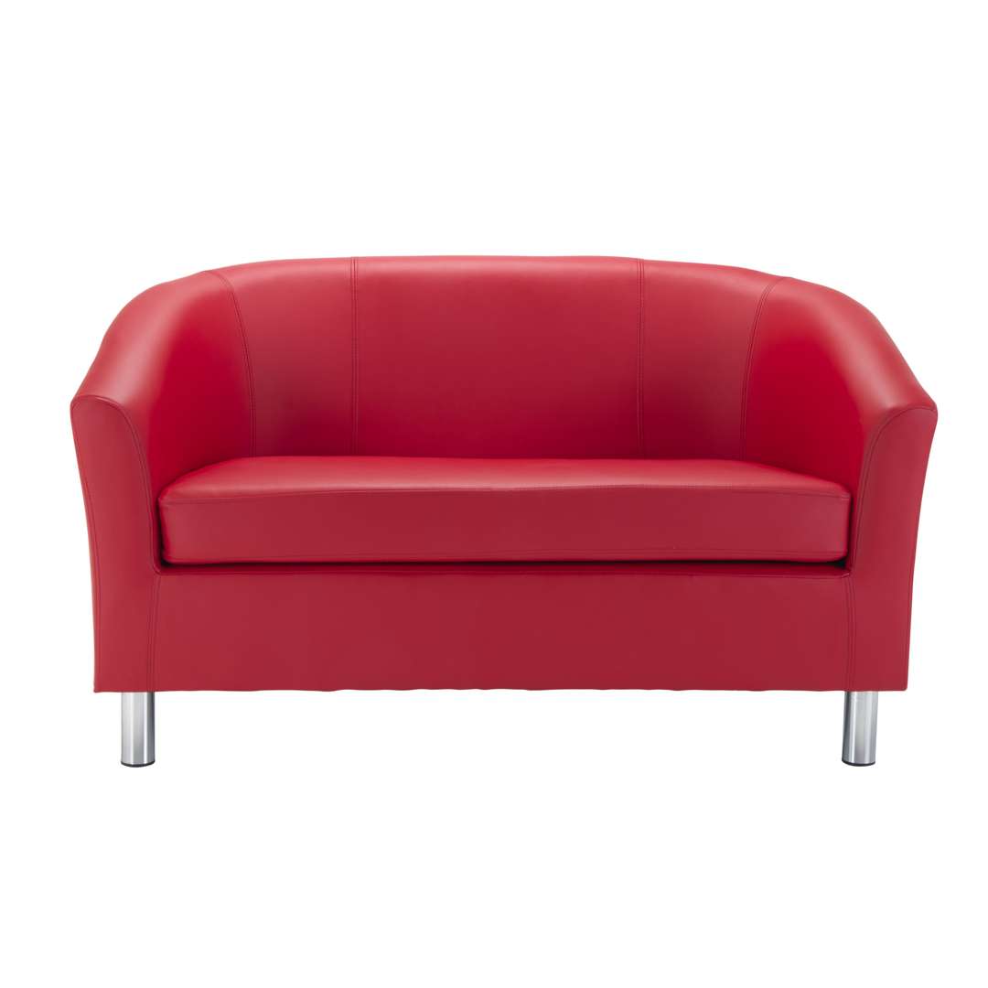 Tub Sofa with Metal Feet