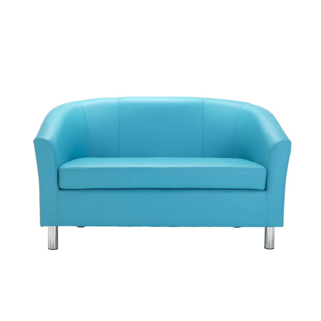 Tub Sofa with Metal Feet