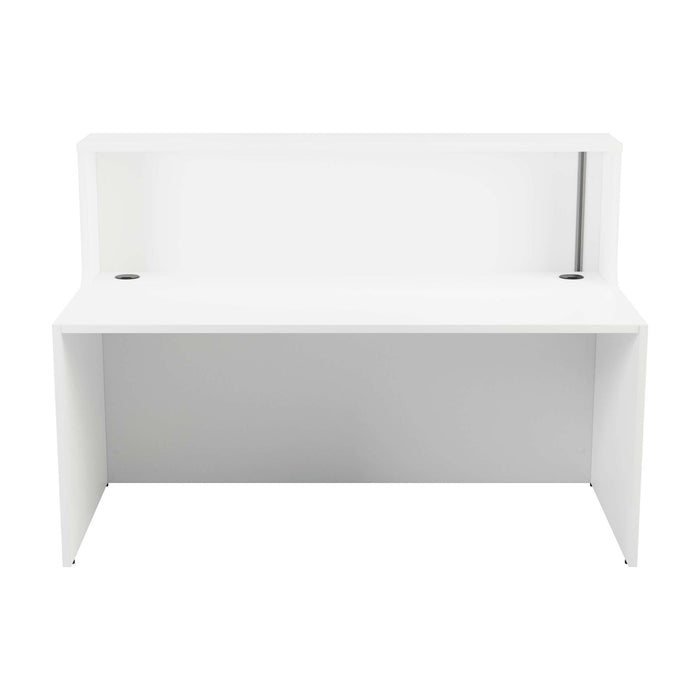 Simple Reception Desk 1660mm x 890mm - White