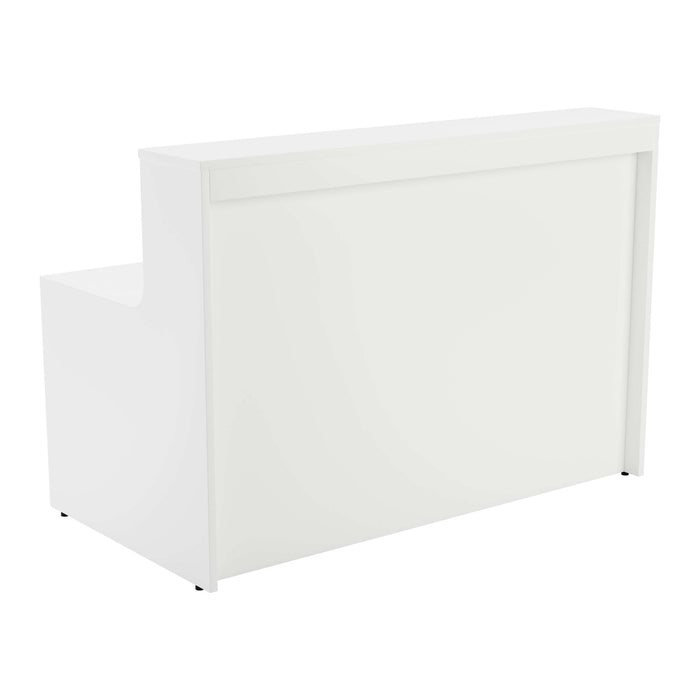Simple Reception Desk 1660mm x 890mm - White