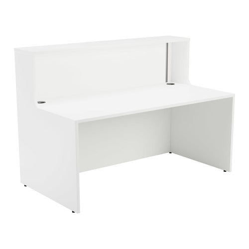 Simple Reception Desk 1660mm x 890mm - White