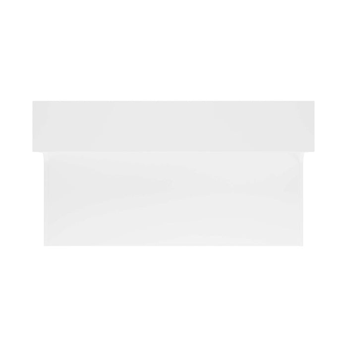 Simple Reception Desk 1660mm x 890mm - White