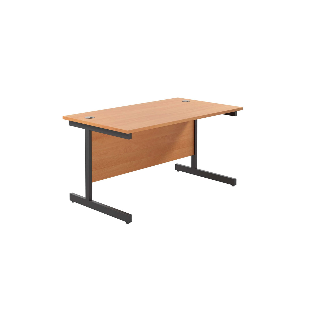 One Rectangular Office Desks - 800mm Deep