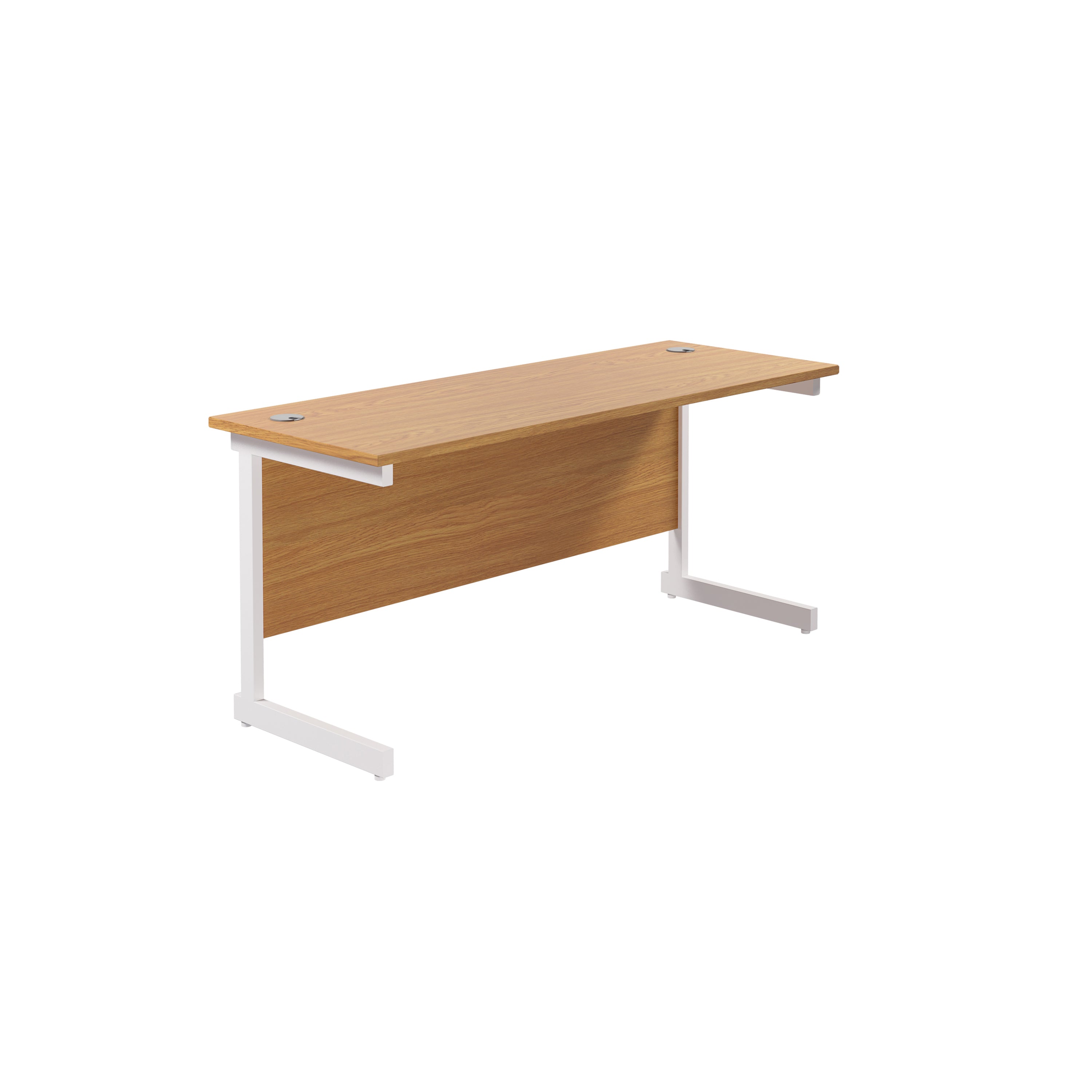 One Rectangular Office Desks - 600mm Deep