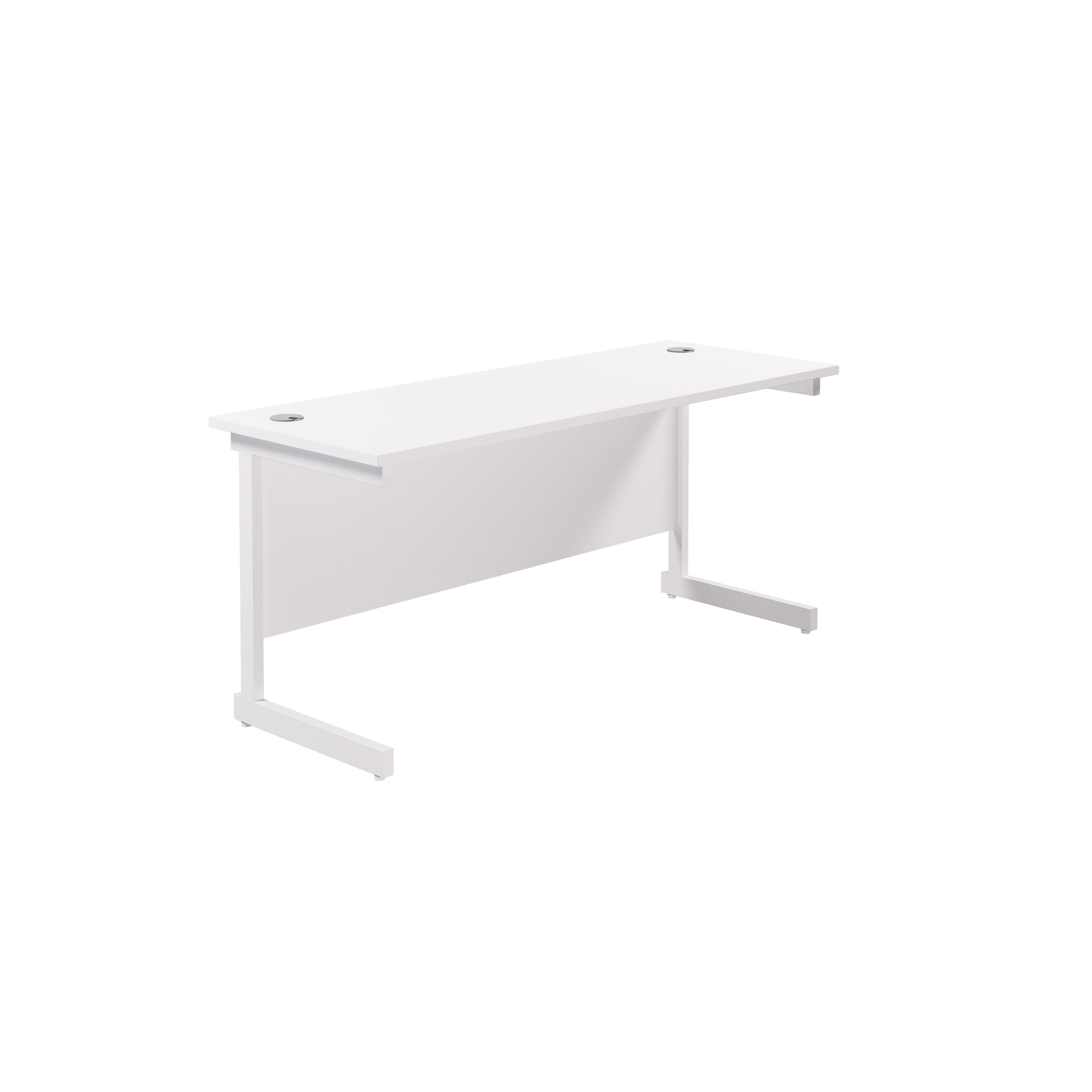 One Rectangular Office Desks - 600mm Deep