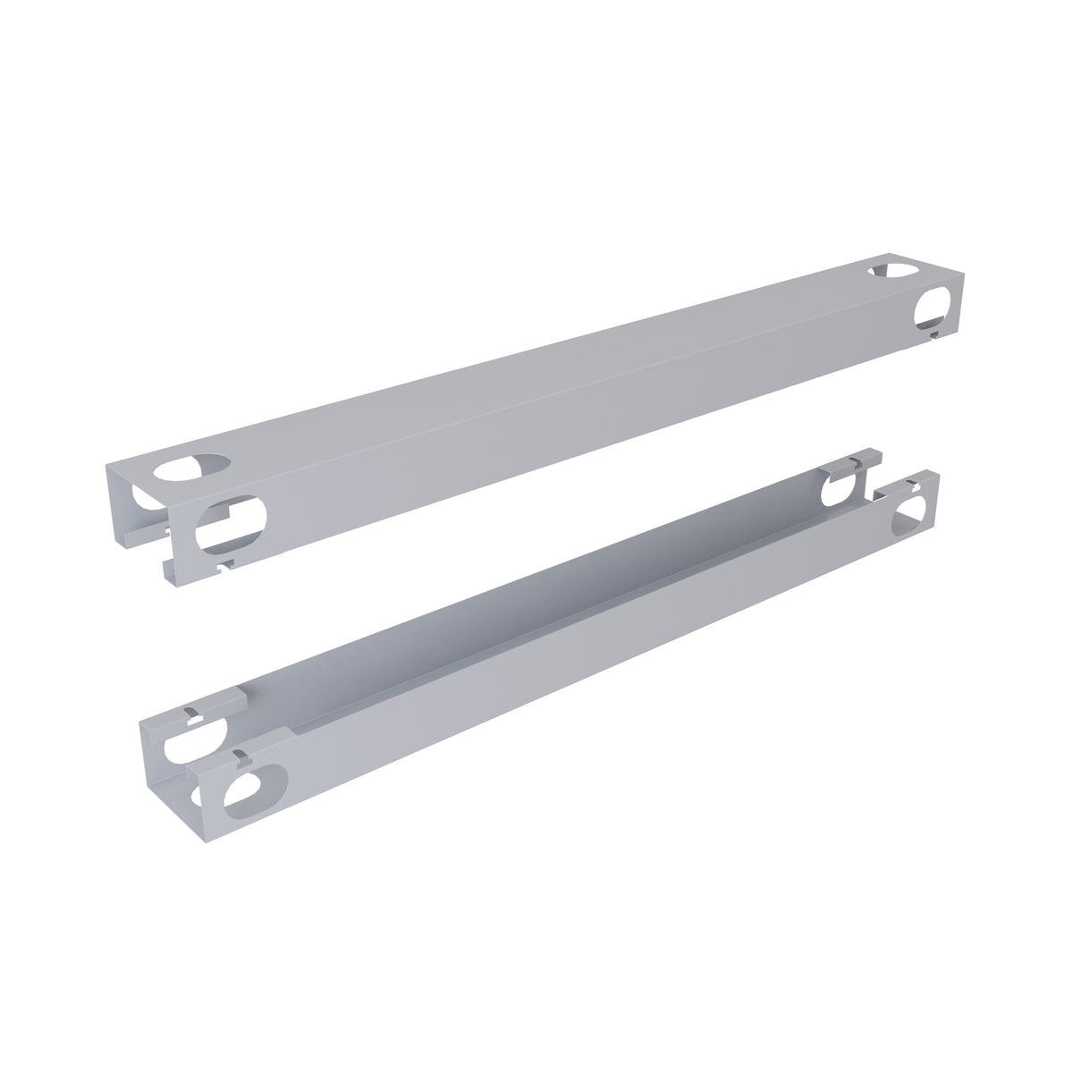 Hallmark Bench Cable Channel - 1400mm - Silver