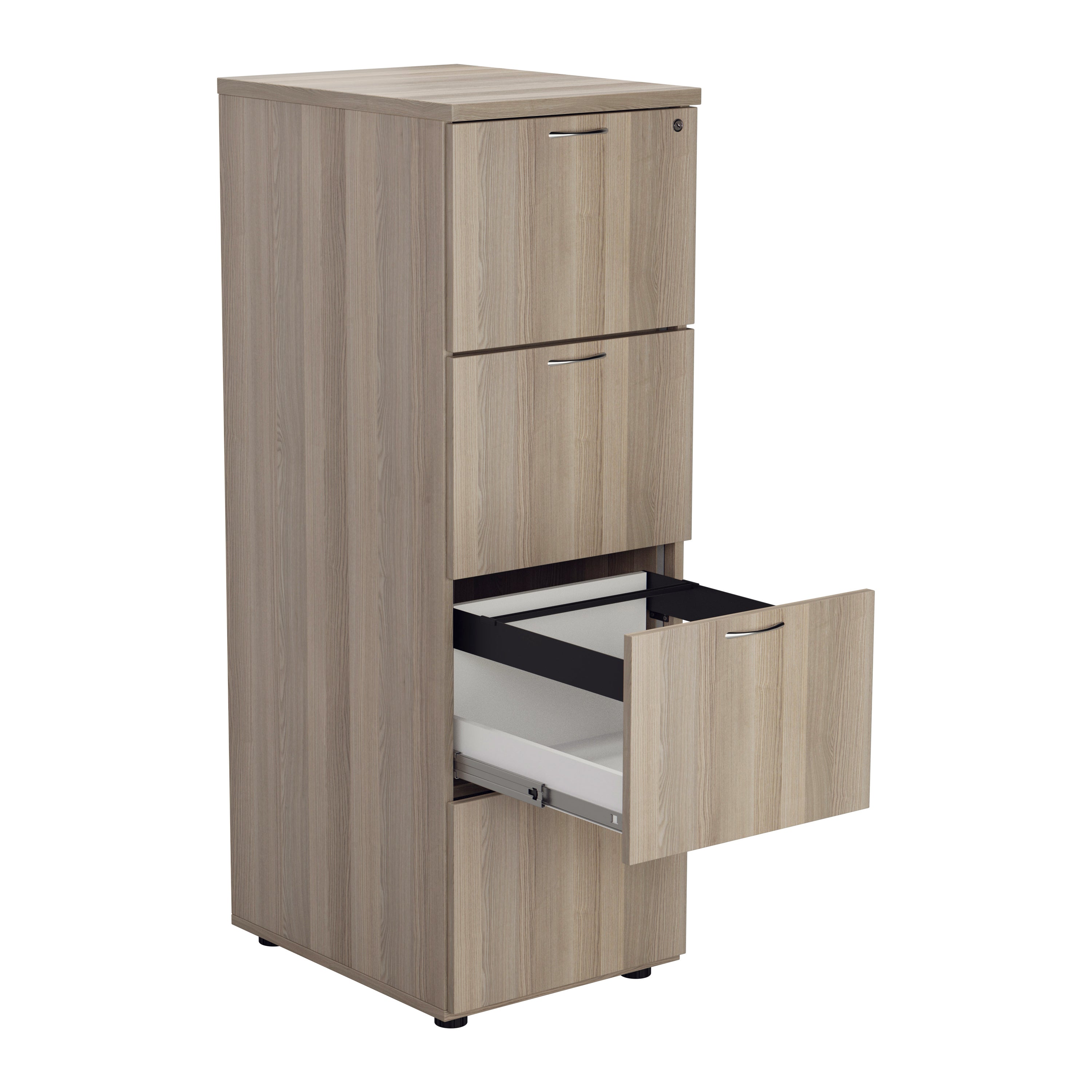 Wooden 4 Drawer Filing Cabinet