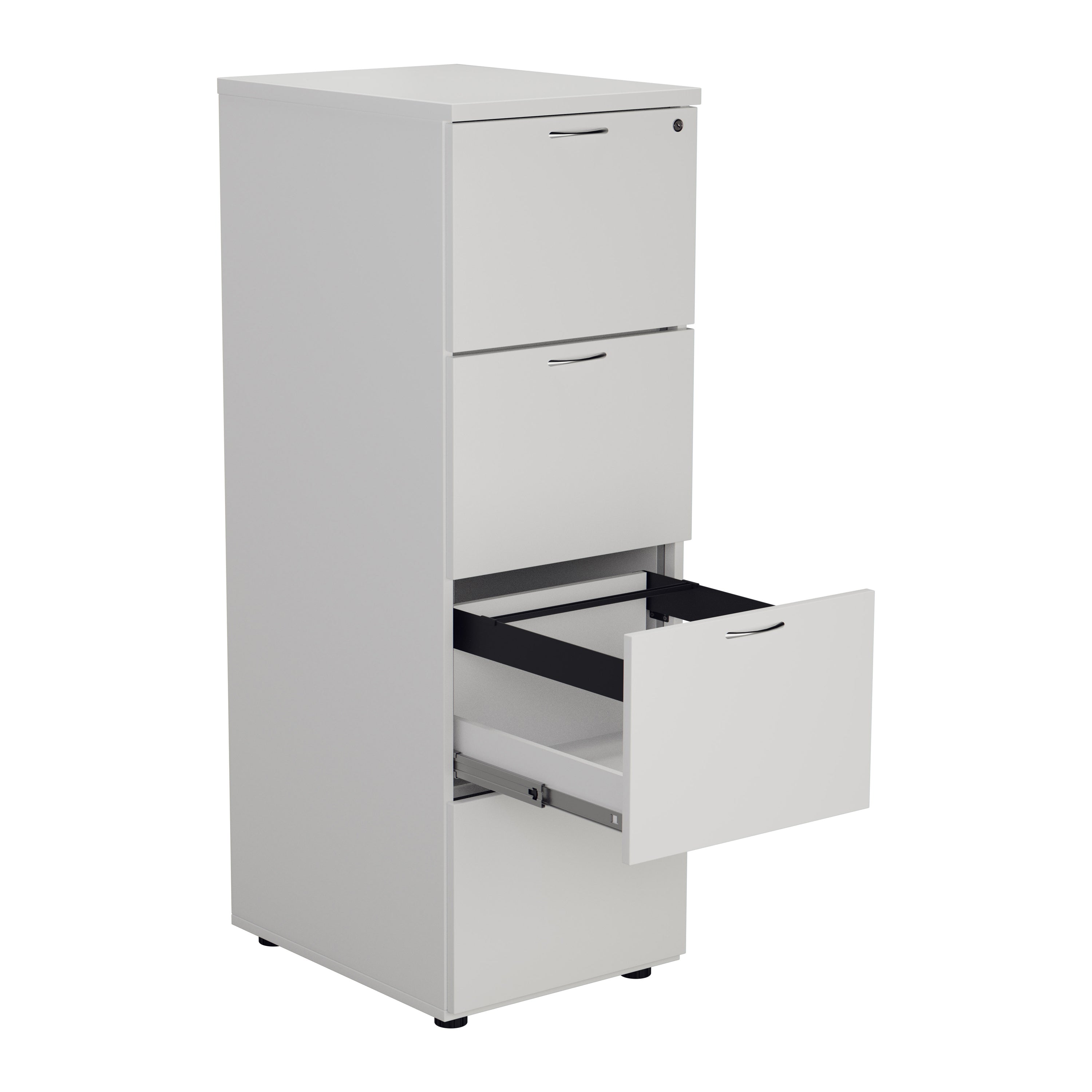 Wooden 4 Drawer Filing Cabinet