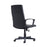 Ascona High Back Executive Chair - Black Faux Leather Seating Dams 