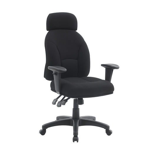 Avon Ergonomic 24hr Office Chair EXECUTIVE CHAIRS Nautilus Designs Black Fabric 