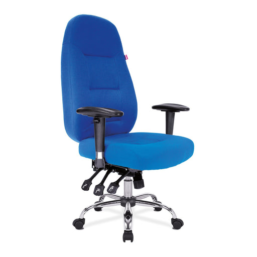 Babylon 24hr Ergonomic Chair Seating Nautilus Designs Blue Self Assembly (Next Day) 