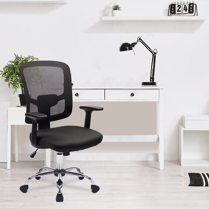 Barri Highly Adjustable Mesh Task Chair MESH CHAIRS Nautilus Designs 