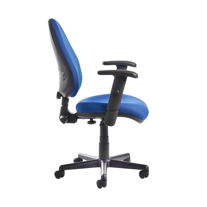 Bilbao Fabric Computer Chair With Adjustable Arms Seating Dams 