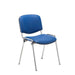 Club Conference Room Chair - Chrome Frame Chairs TC Group Blue Vinyl Chrome 