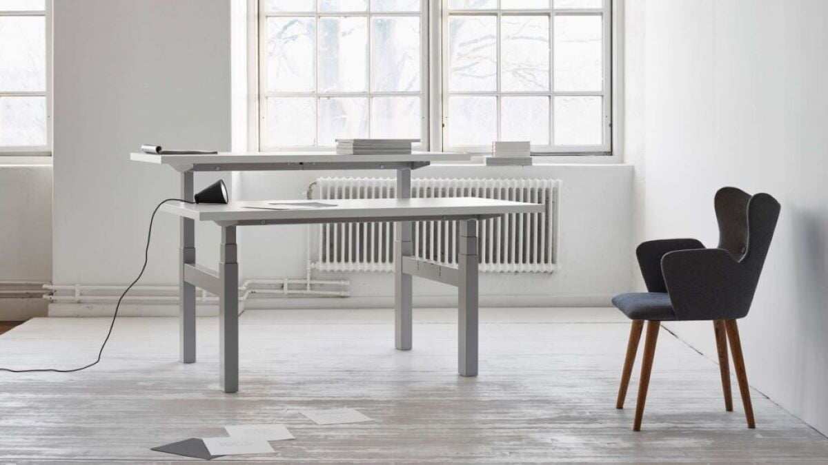 Duo Height Adjustable Bench System Desking Lavoro 