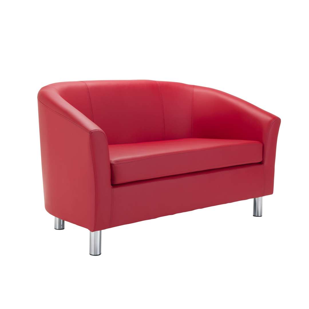 Tub Sofa with Metal Feet