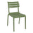 Helen Side Chair Café Furniture zaptrading Olive Green 