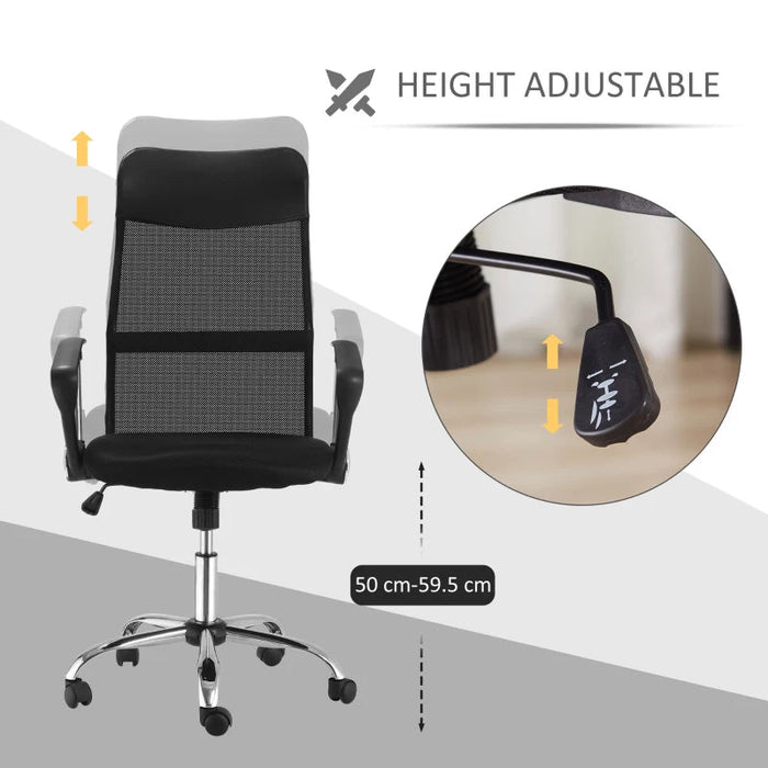 HOMCOM Ergonomic Mesh Office Chair Mesh Office Chairs AOSOM 