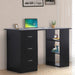 HOMCOM Study Workstation Desking AOSOM Black 