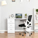HOMCOM Study Workstation Desking AOSOM White 