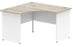 Impulse 1200mm Panel End Corner Desk Office Desk Dynamic Office Solutions Grey Oak White 
