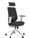 Maldini Mesh Back Office Chair -White Frame Chairs TC Group Forest Green 