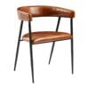 Mario Arm Chair Café Furniture zaptrading Tawny 