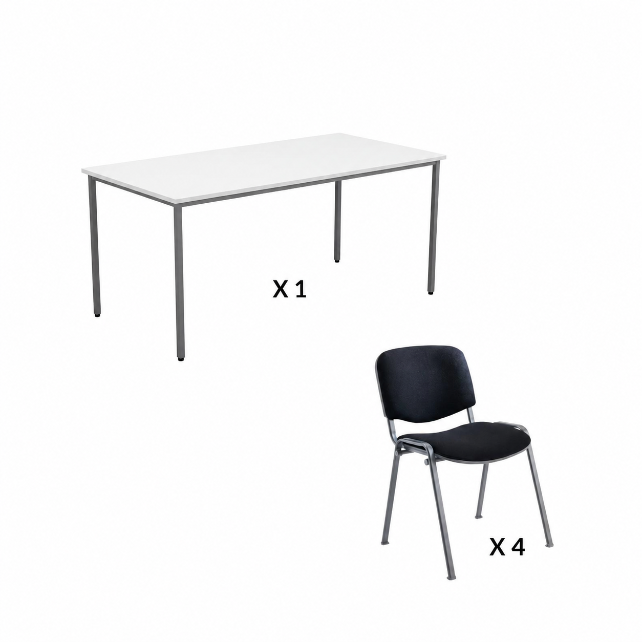 Meeting Table & 4 Chair Bundle