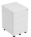Mobile Under Desk Steel Pedestal Storage TC Group White 