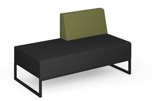 Nera Modular Soft Seating Double Bench Left Back SOFT SEATING Social Spaces 