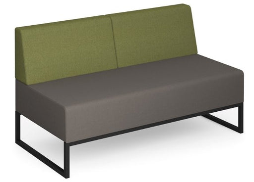 Nera Modular Soft Seating Double Bench With Back SOFT SEATING Social Spaces 