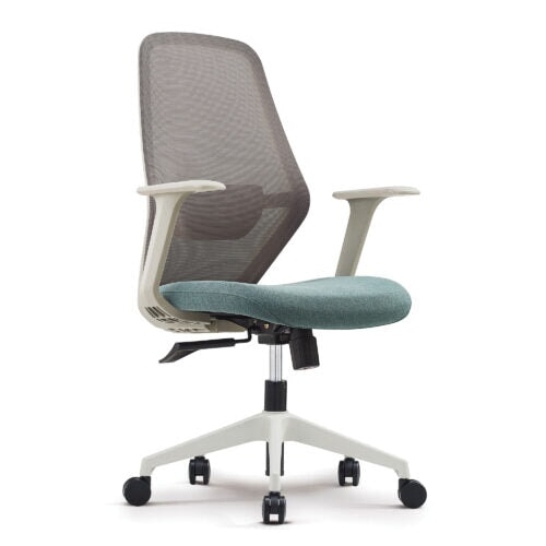 Orbit Mesh Office Chair EXECUTIVE CHAIRS Nautilus Designs Grey Frame/Teal Seat 