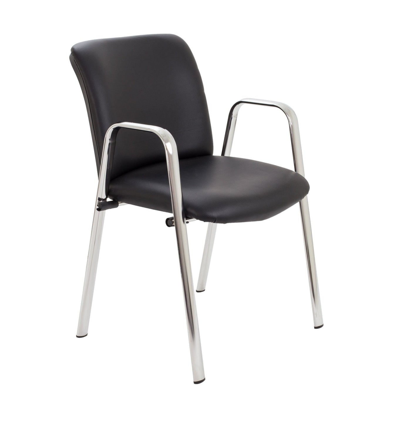 Pavilion Meeting Chair Chairs TC Group Black - Faux Leather 
