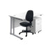 Rectangular Desk & 2 Drawer Pedestal & Chair Bundle Desks TC Group White 1200mm x 800mm 