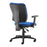 Senza High Back Office Chair With Folding Arms Seating Dams 