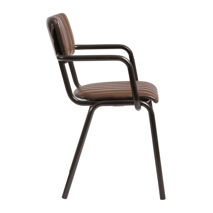 Tavo Stacking Arm Chair Café Furniture zaptrading 