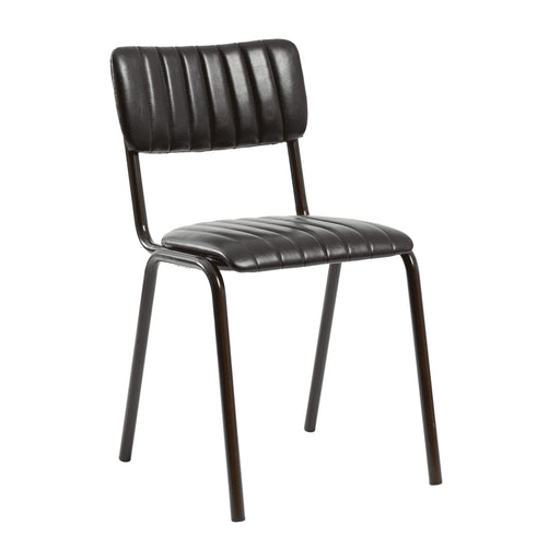 Tavo Stacking Side Chair Café Furniture zaptrading Vintage Black 
