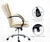Vinsetto Executive Cream Leather Office Chair Office Chairs AOSOM 